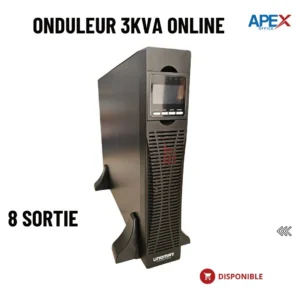 Onduleur rackable 3KVA Unomat format 19 pouces