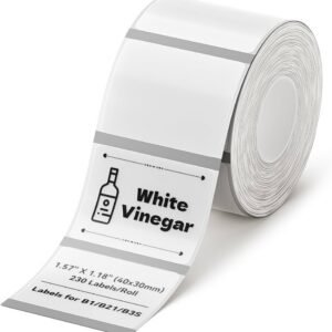 Rouleau d'étiquettes thermiques Niimbot 40x30mm blanches