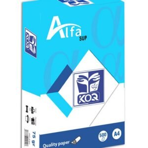 Ramette papier A4 blanc ALFA 80g 500 feuilles