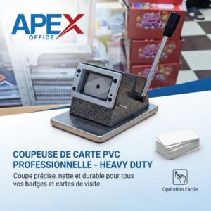 Machine de découpe de cartes en PVC
