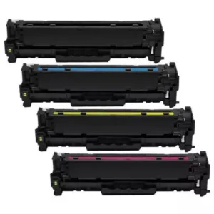 Pack 4 toners couleur HP CB540 CB541 CB542 CB543 pour HP Color LaserJet CP1215