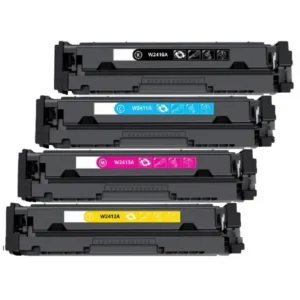 Pack 4 toners HP 216A avec puce couleur