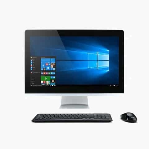 pc de bureau et laptop
