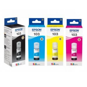 Bouteilles d'encre originale Epson 103 T00S grande capacité pour EcoTank L3110 L3150