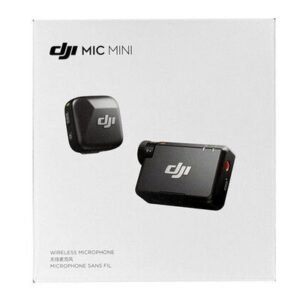 Microphone DJI Mic Mini Solo sans fil blanc